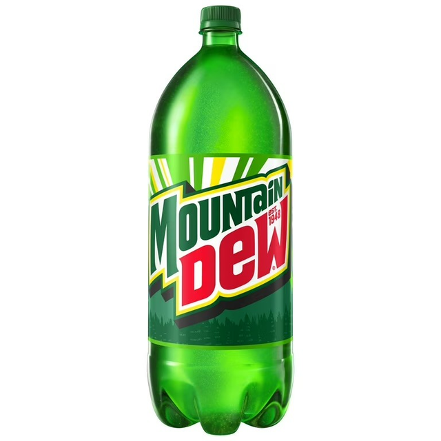 MOUNTAIN DEW 2 LITER.