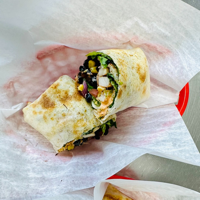 Crispy Chicken Wrap.